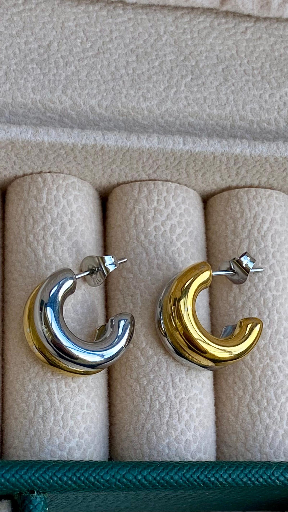 Pendientes Bicolor Fusión