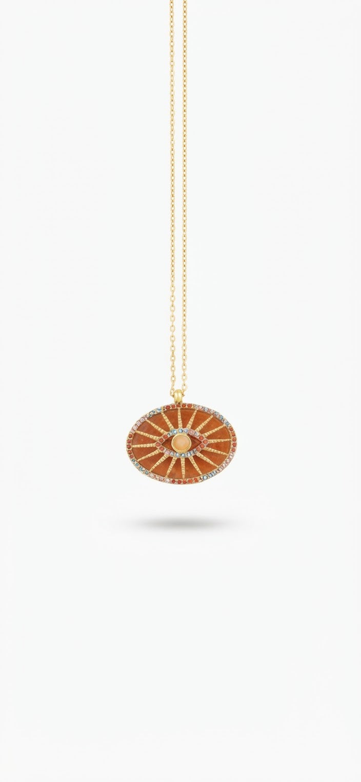 Collar Ojo Cósmico de luz