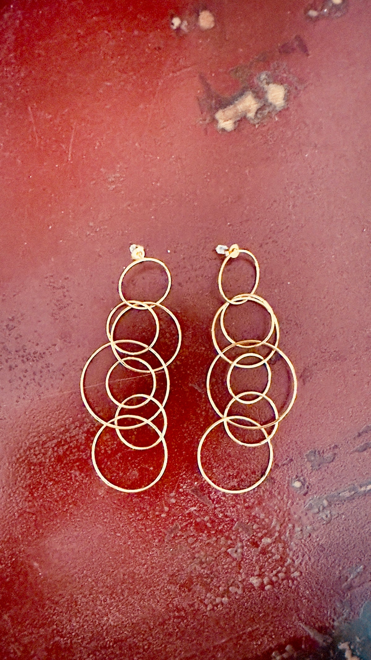 Pendientes Círculos infinitos