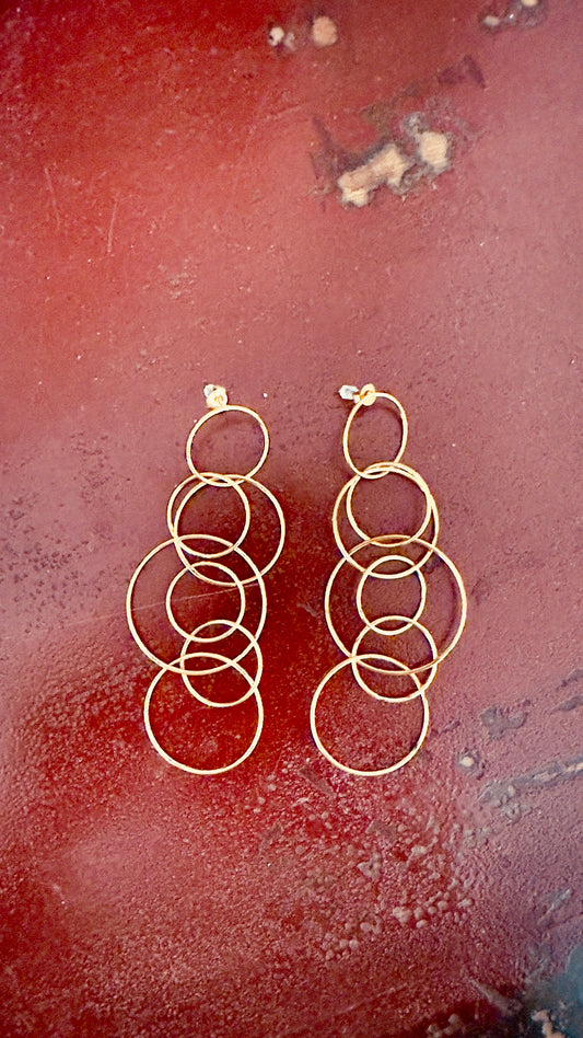 Pendientes Círculos infinitos