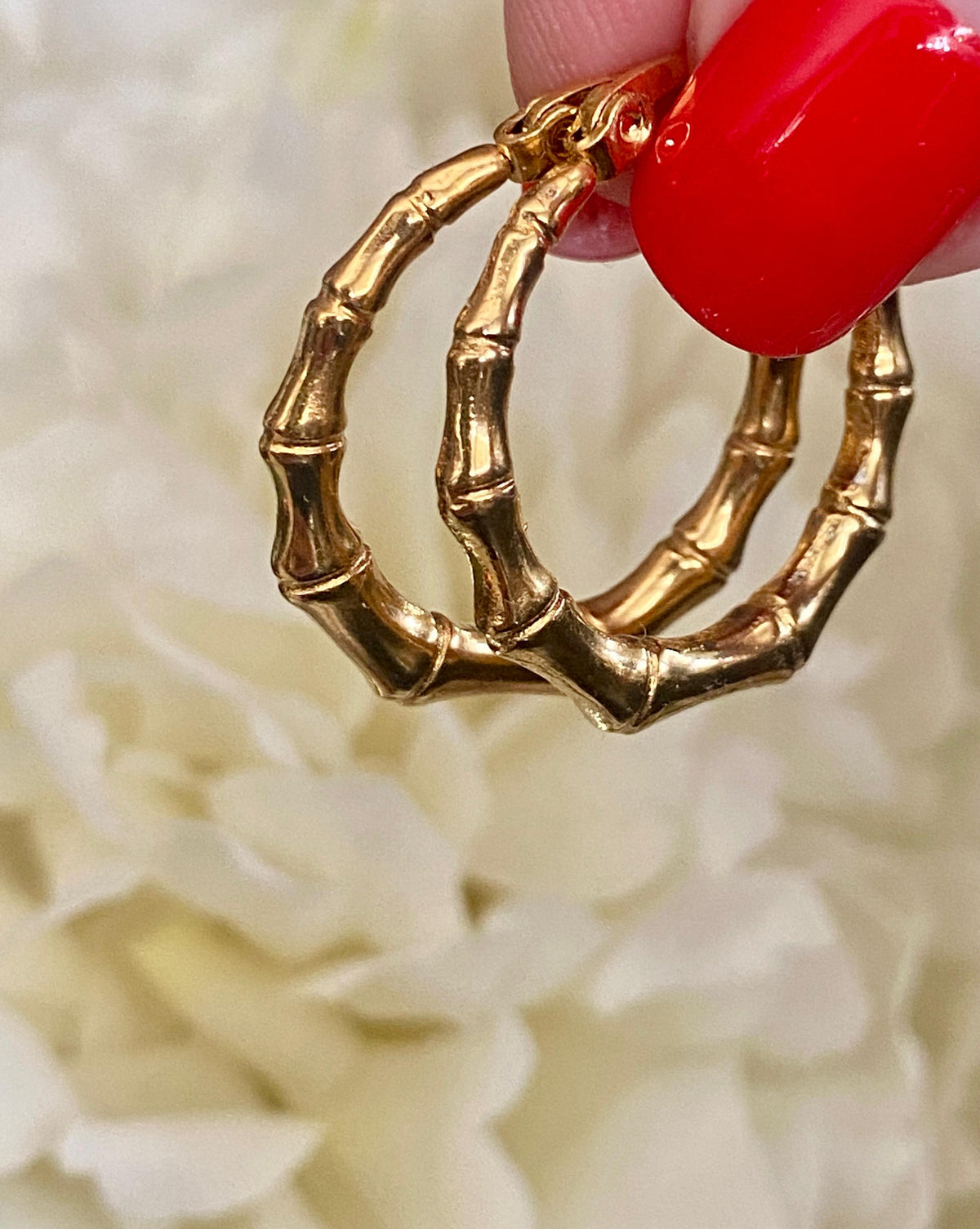 Pendientes Aros Little Bambú