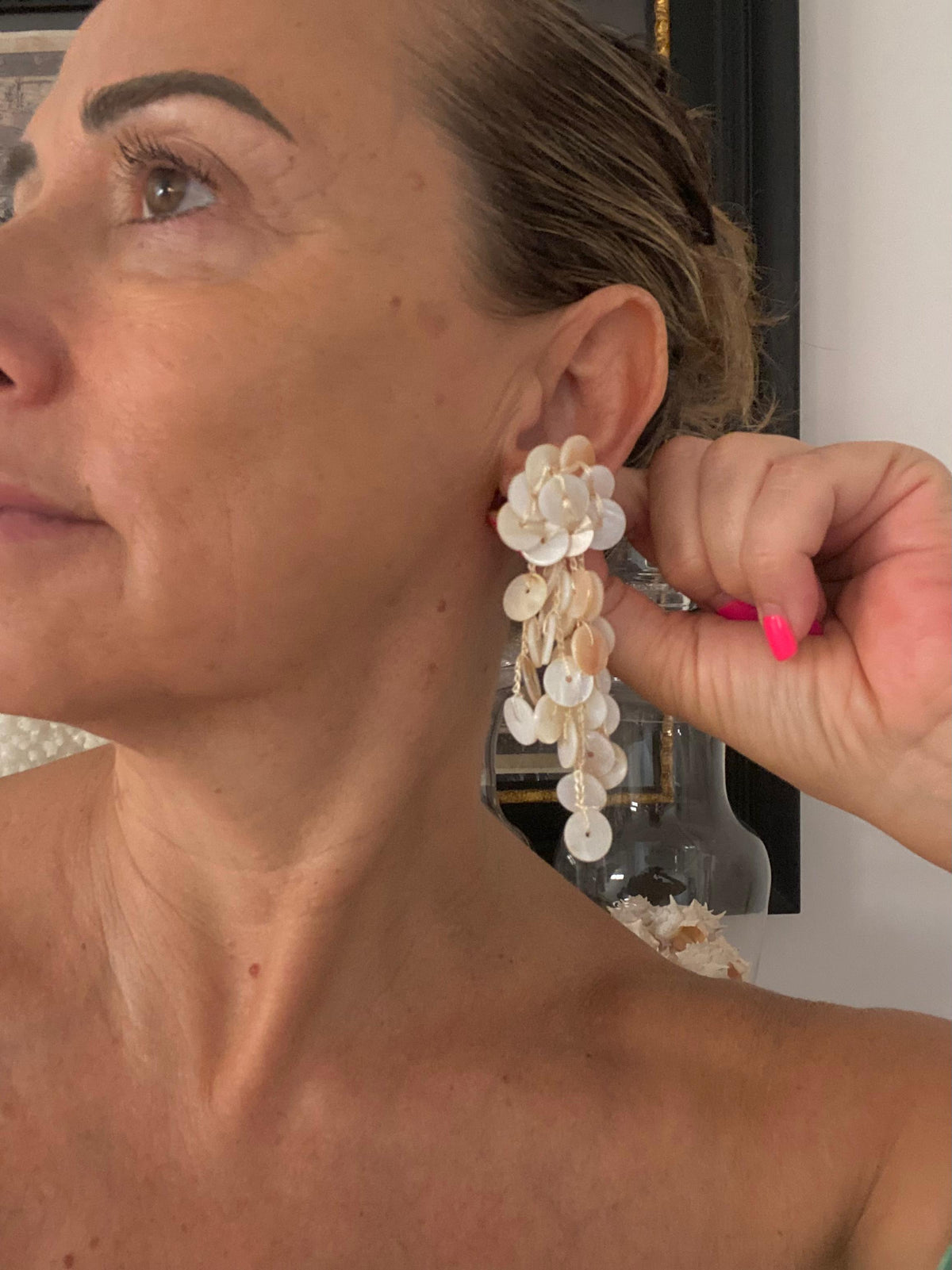Pendientes Ola Blanca