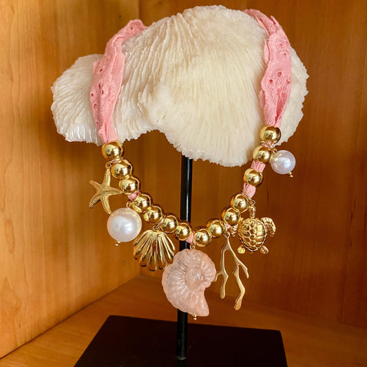 Collar Coral Rosa