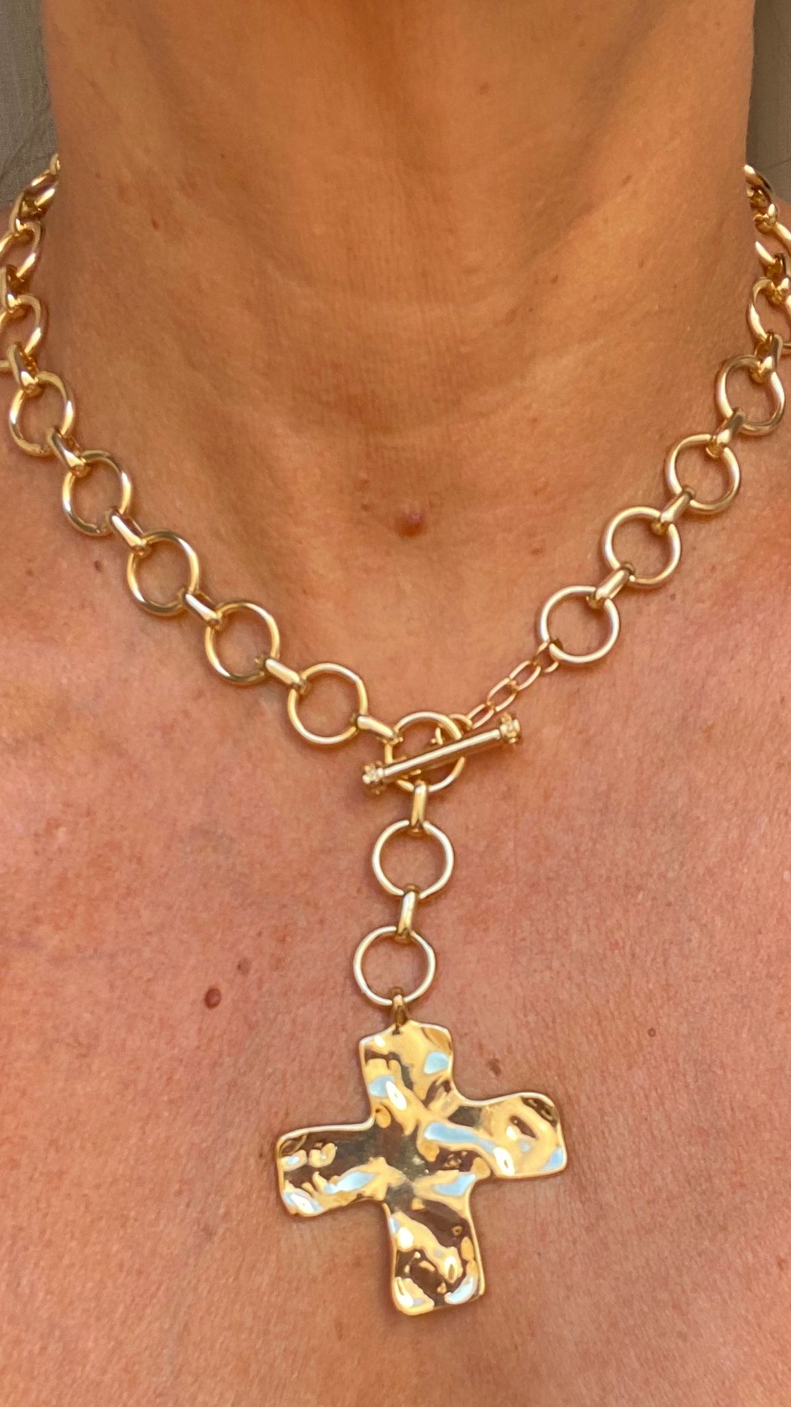 Collar Golden Cross