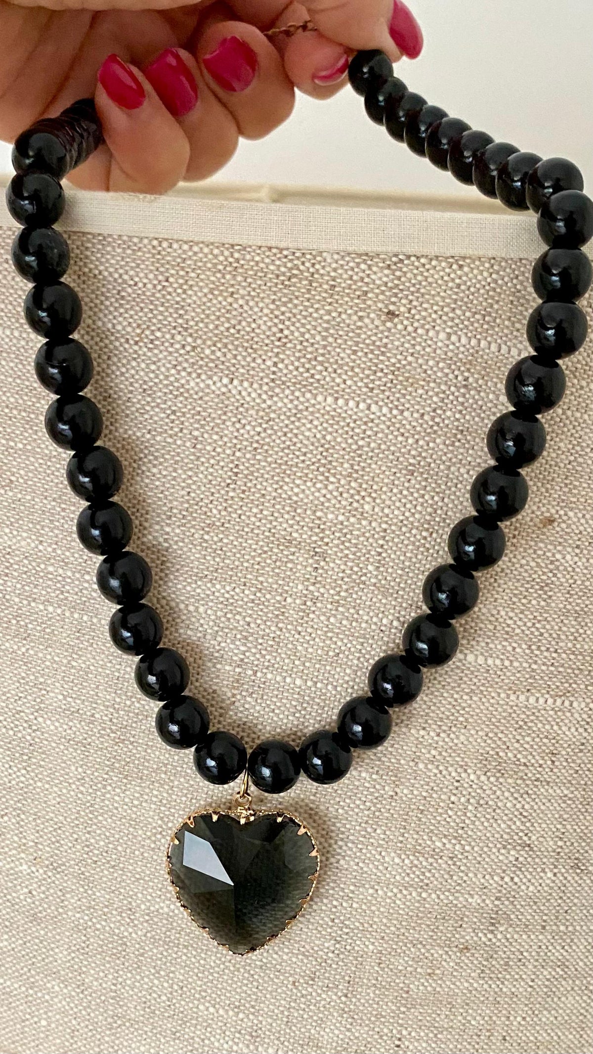Collar Corazón OMG