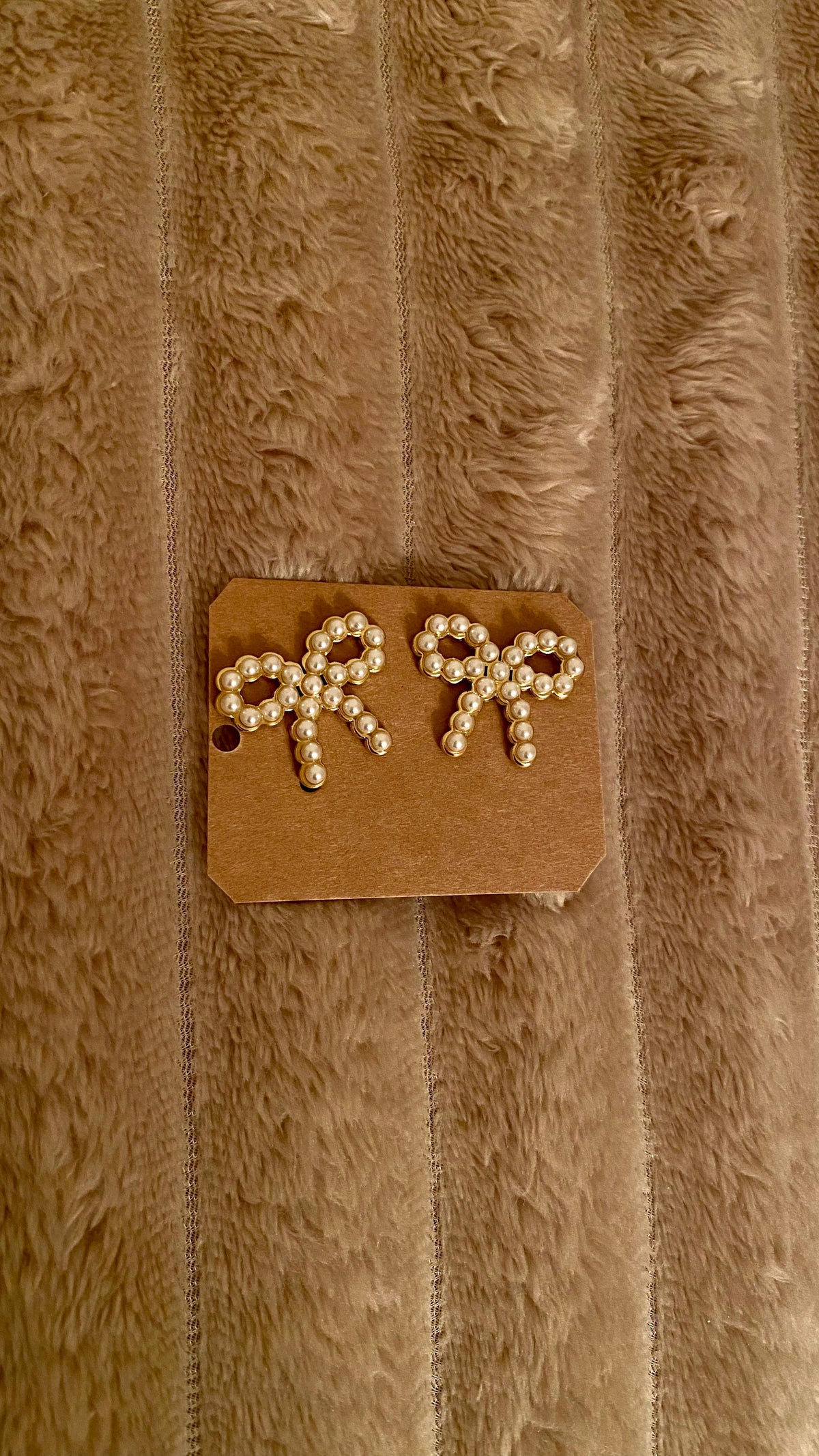 Pendientes Bow Pearl