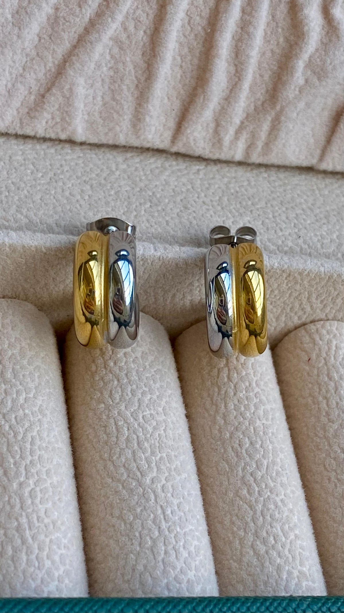 Pendientes Bicolor Fusión