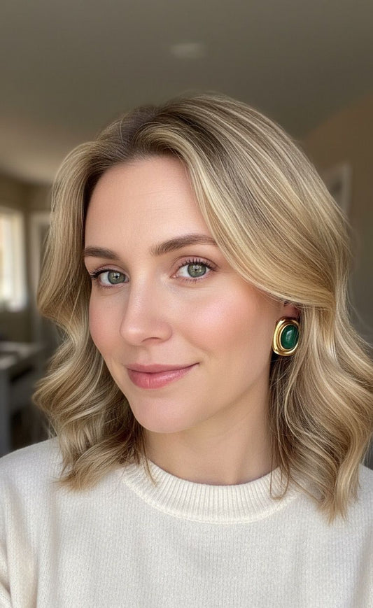 Pendientes Aura Verde