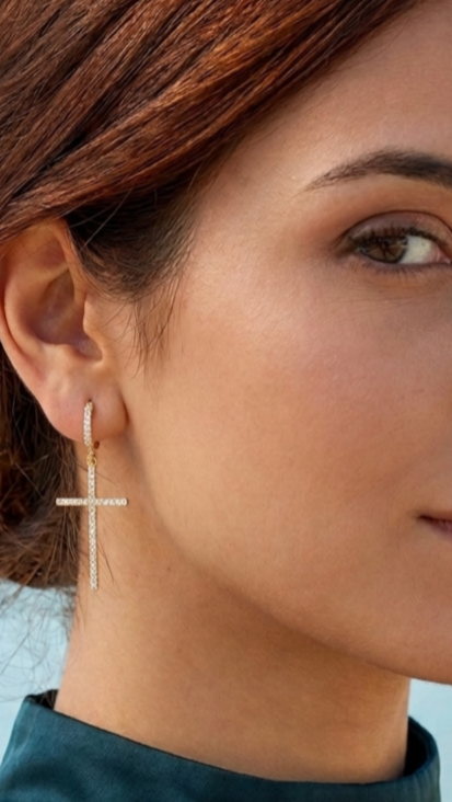 Pendientes Cruz