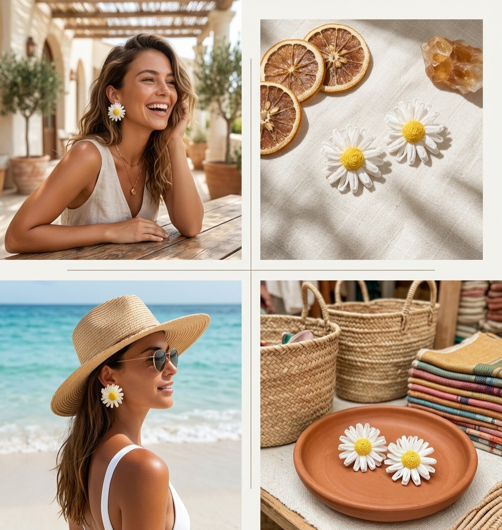 Pendientes Margarita OMG 🌼