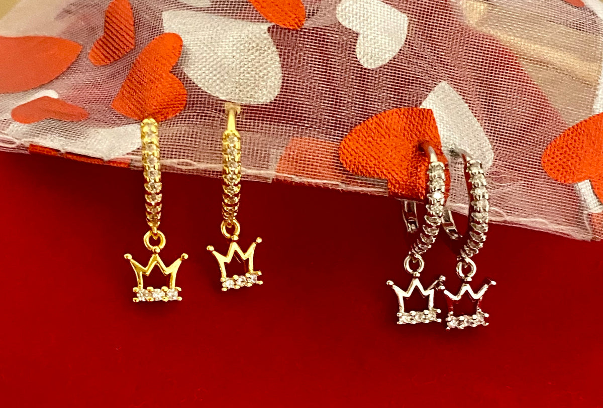 Mini pendientes Reina