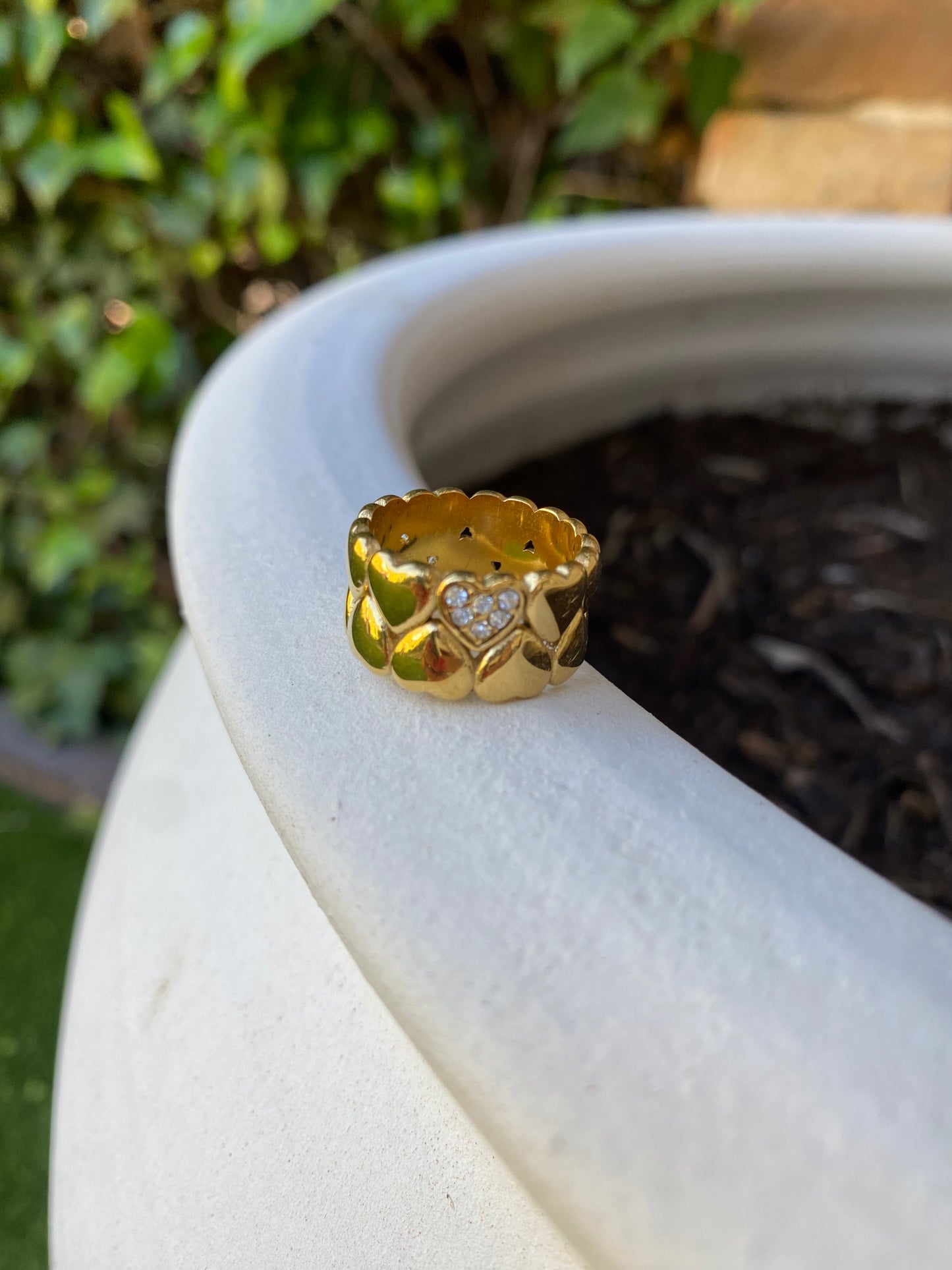 Anillo Corazones
