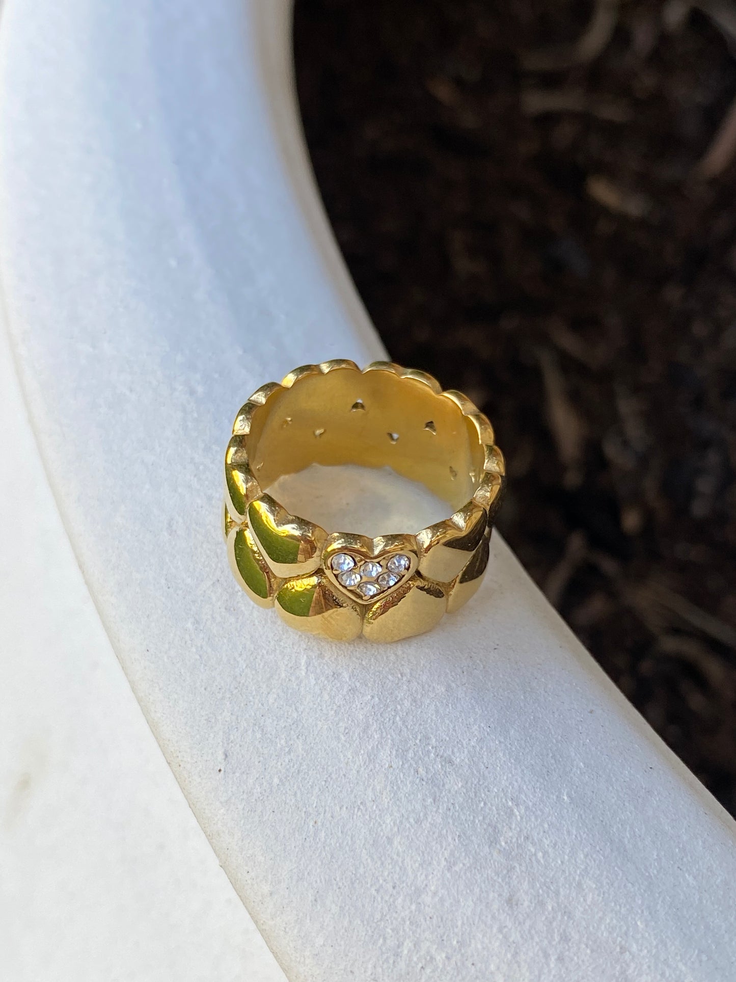 Anillo Corazones