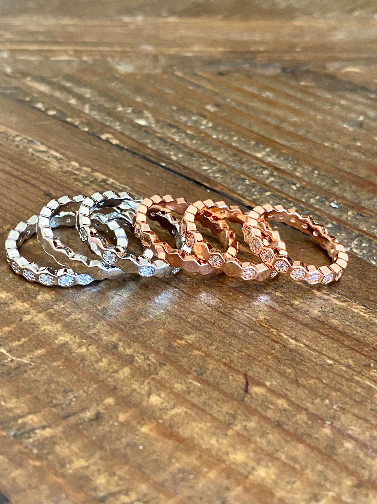 Trío Anillos Queen Bee