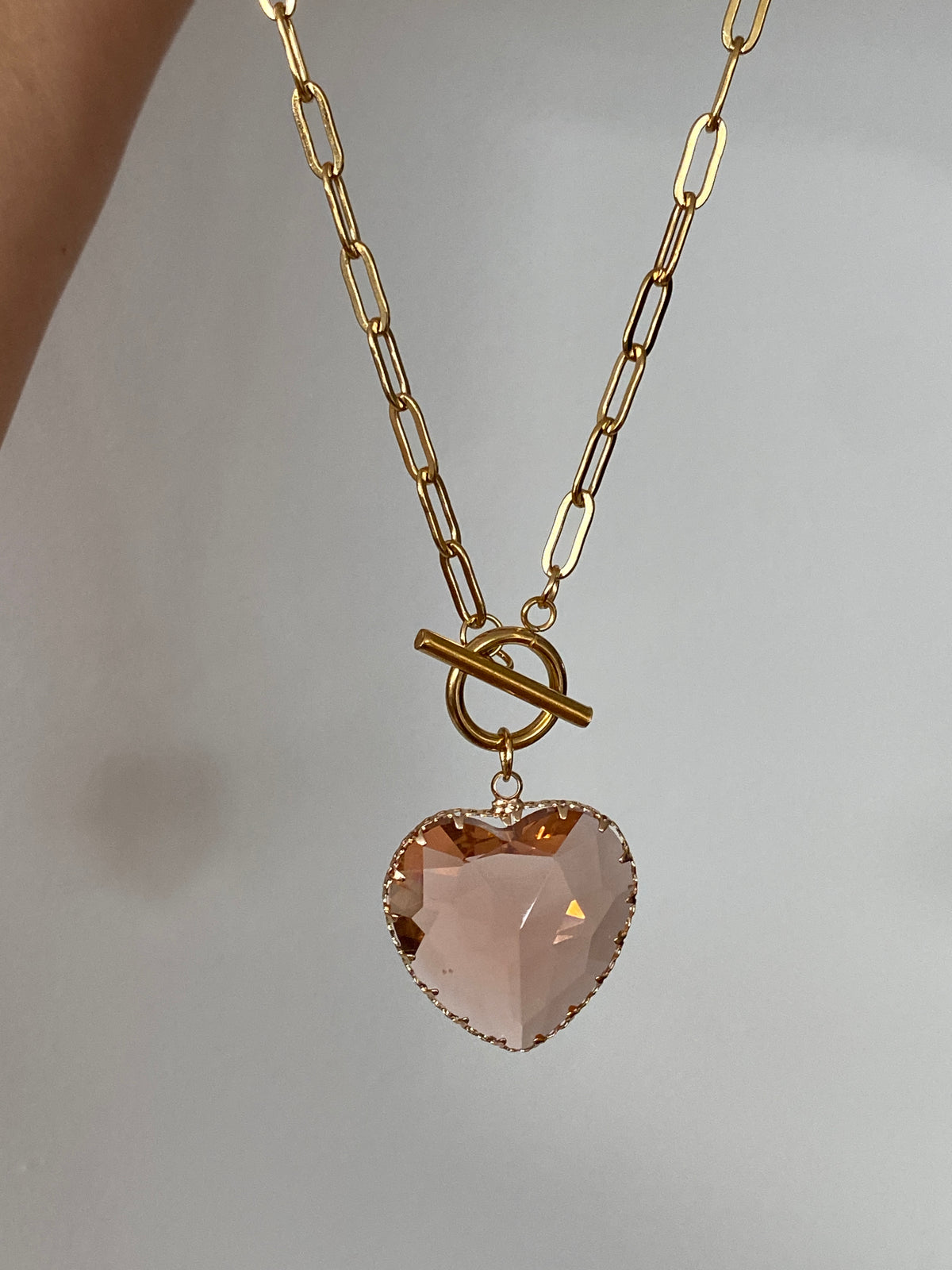 Collar Corazón Cristal