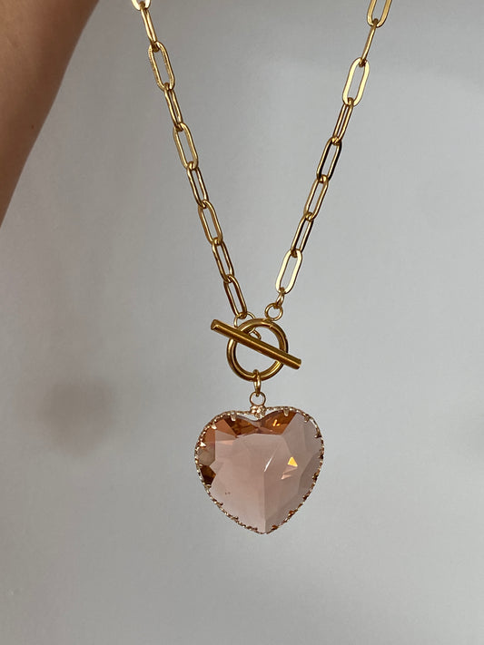 Collar Corazón Cristal