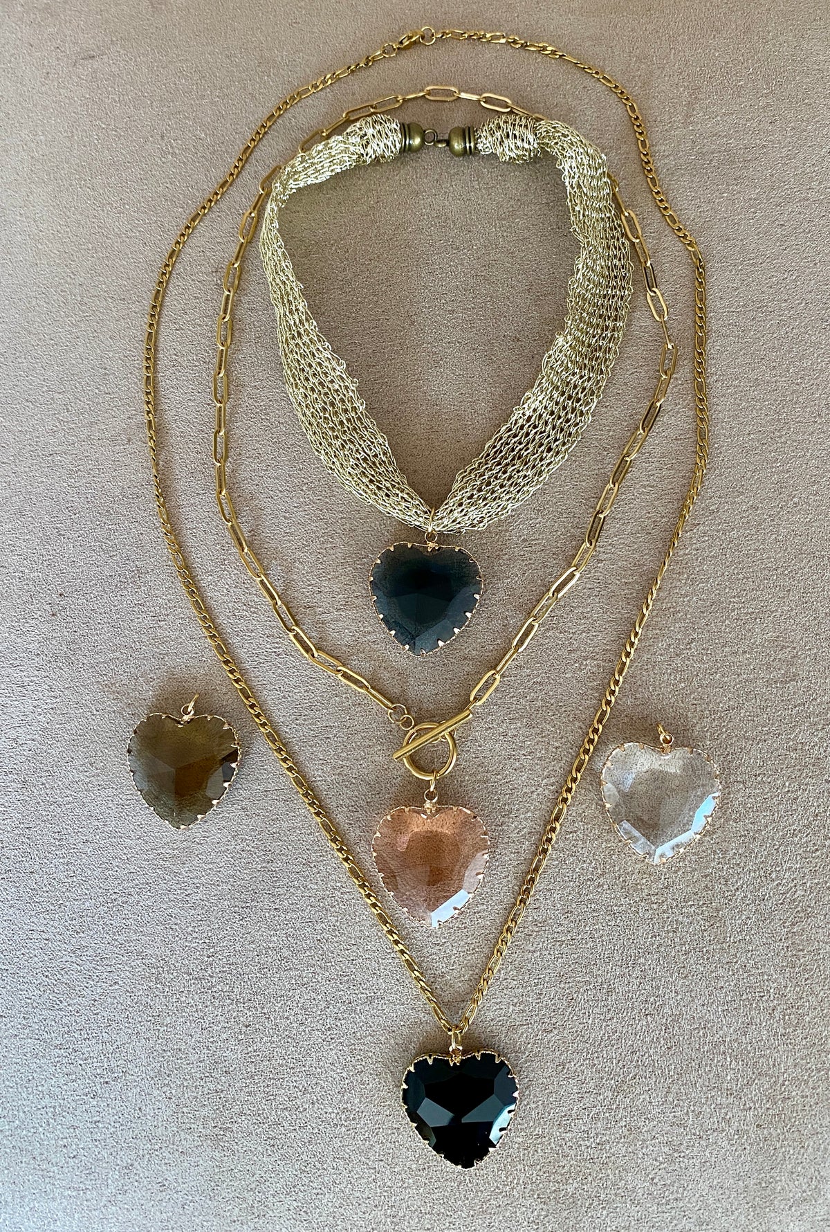 Collar Corazón Cristal