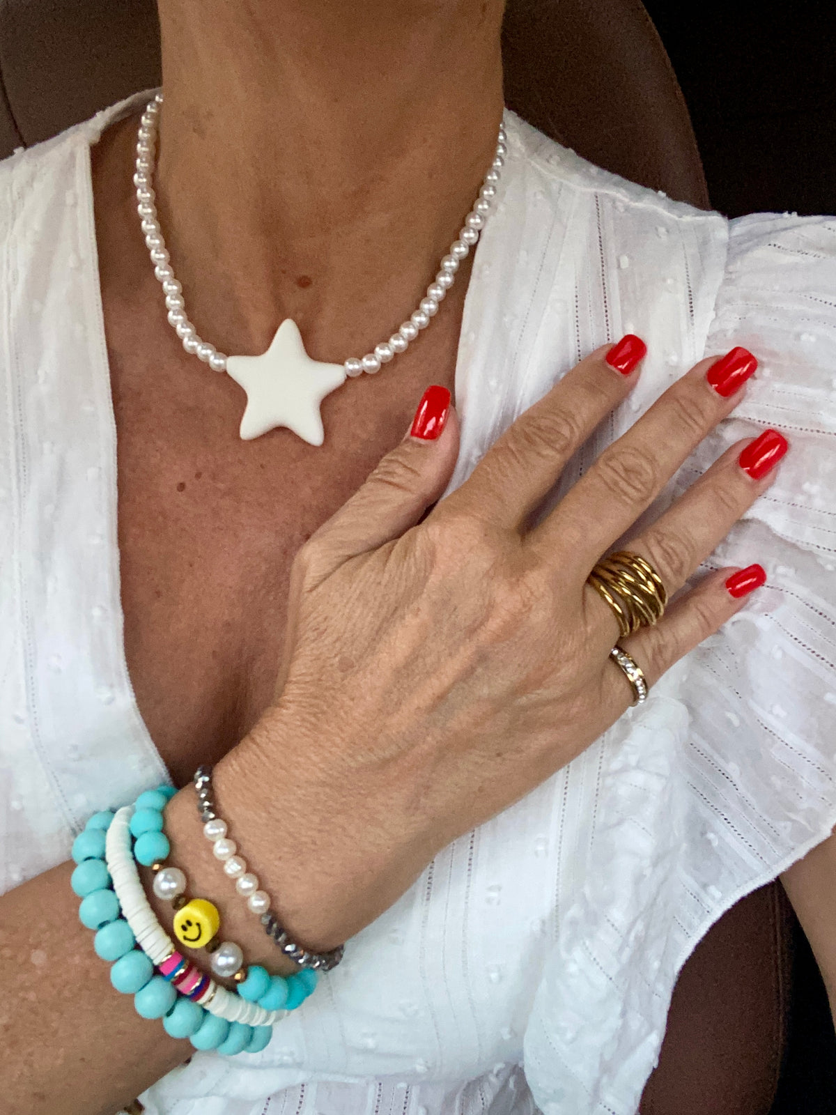 Collar Perla Estrella