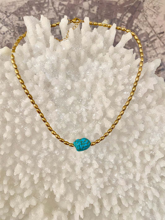 Collar TURQUOISE GOLD
