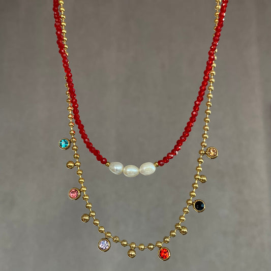 Collar Gargantilla Coralina