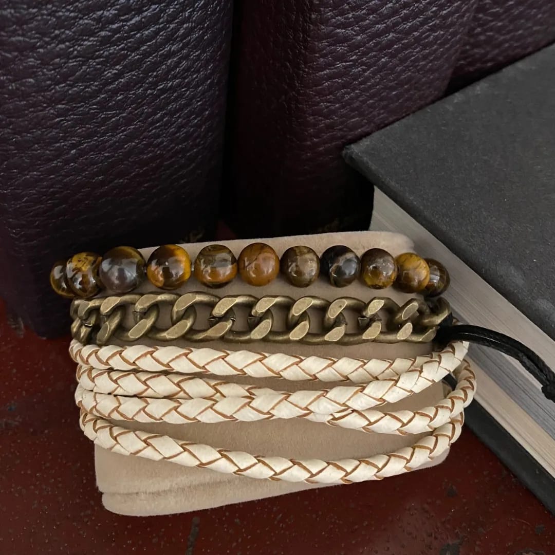 Conjunto de Preciosas pulseras unisex