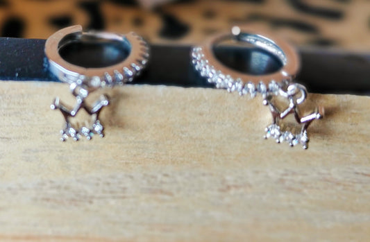 Mini pendientes Reina